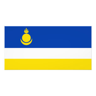 Patriotic Buryatia Flag Photo Print