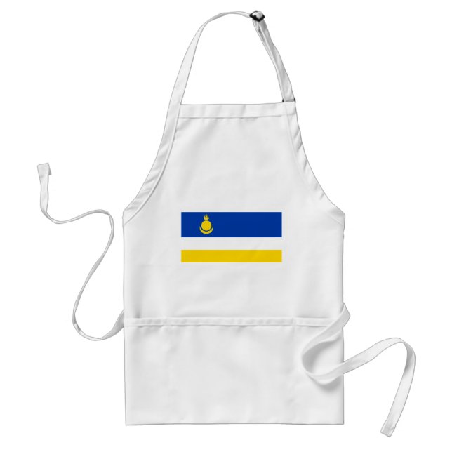 Patriotic Buryatia Flag Standard Apron (Front)