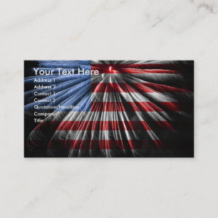 Patriotic Business Card