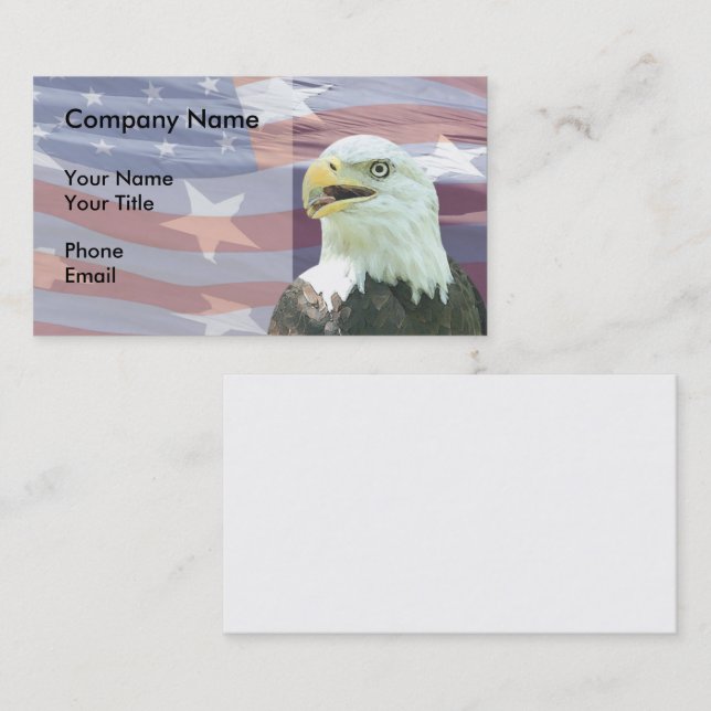 Patriotic Business Card (Front/Back)