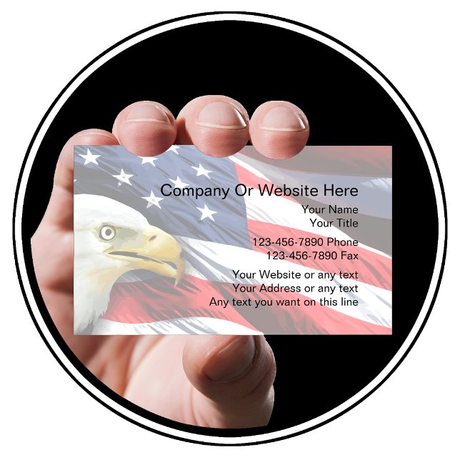 Patriotic Business Card Template (Creator Uploaded)