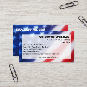 Patriotic Business Cards