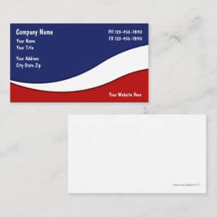 Patriotic Business Cards