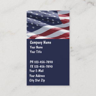 Patriotic Business Cards