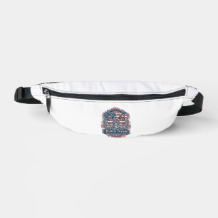 Patriotic Butterfly Garden Vector Graphic Tee_1 Bum Bags