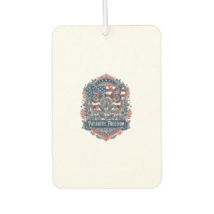 Patriotic Butterfly Garden Vector Graphic Tee_1 Car Air Freshener