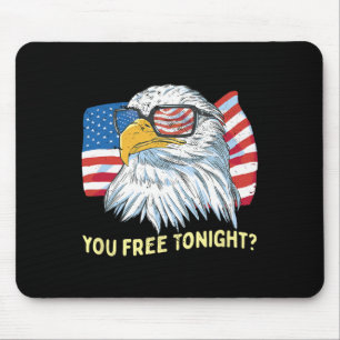Patriotic Byld Eagle America Independence Day 4th Mouse Mat