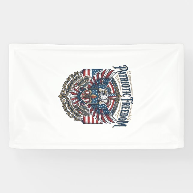 Patriotic Cajun Pride Vector Graphic Tee_1 Banner (Horizontal)