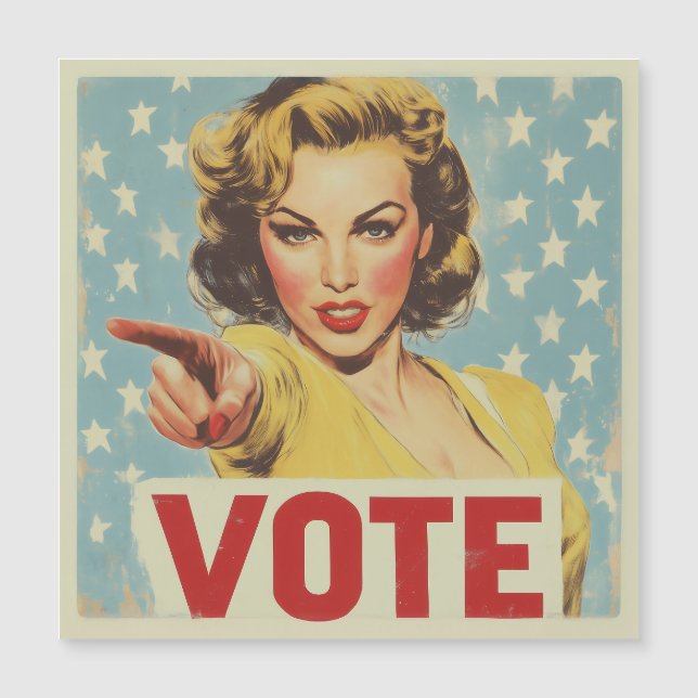 Patriotic Call to Action: Vote! (Front)