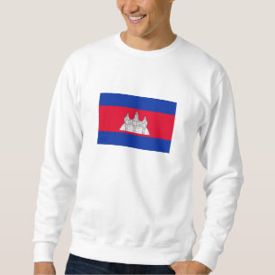 Patriotic Cambodia Flag Sweatshirt