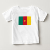 Patriotic Cameroon Flag Baby T-Shirt