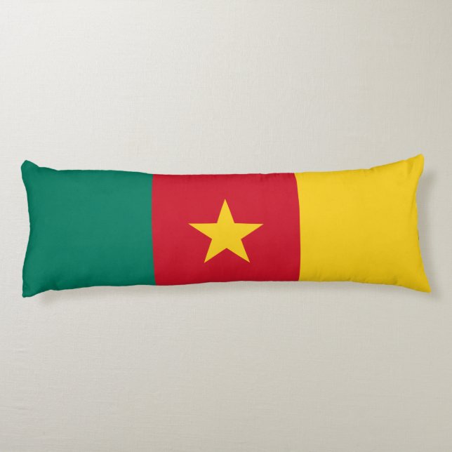 Patriotic Cameroon Flag Body Cushion (Back)