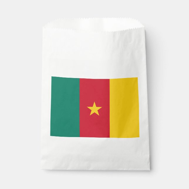 Patriotic Cameroon Flag Favour Bags (Front)