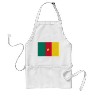 Patriotic Cameroon Flag Standard Apron