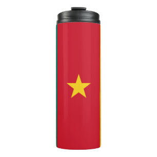 Patriotic Cameroon Flag Thermal Tumbler