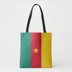 Patriotic Cameroon Flag Tote Bag