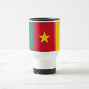 Patriotic Cameroon Flag Travel Mug