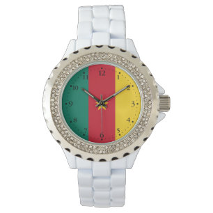 Patriotic Cameroon Flag Watch