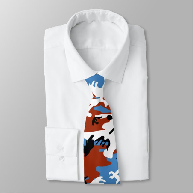 Patriotic Camo Tie (Tied)