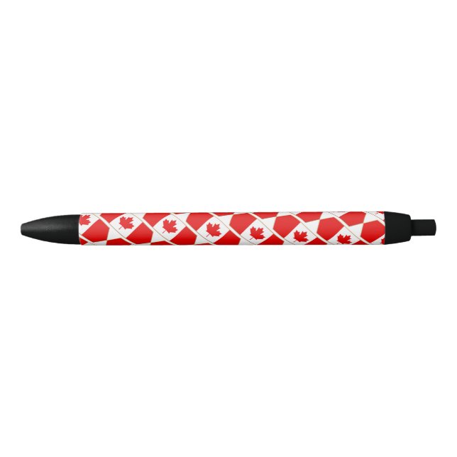  Patriotic Canada Flag   Black Ink Pen (Front)