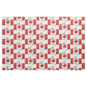 Patriotic CANADA Flag Fabric