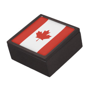 Patriotic Canadian Flag Gift Box