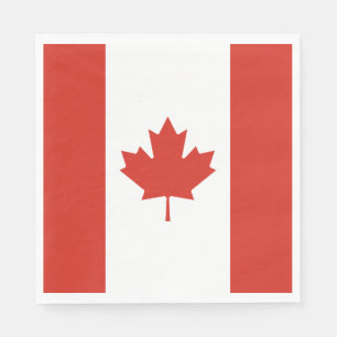 Patriotic Canadian Flag Napkin