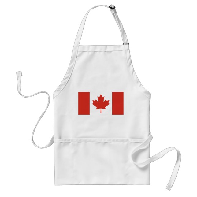 Patriotic Canadian Flag Standard Apron (Front)