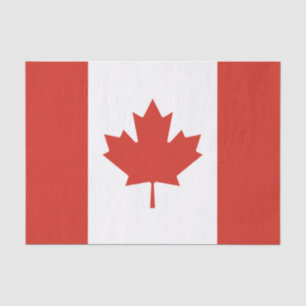 Patriotic Canadian Flag Tissue Paper