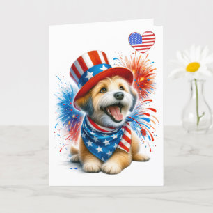 Patriotic Canine Card