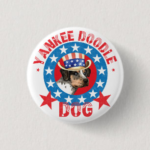 Patriotic Catahoula 3 Cm Round Badge