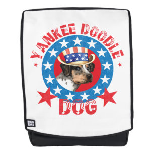 Patriotic Catahoula Leopard Dog Backpack