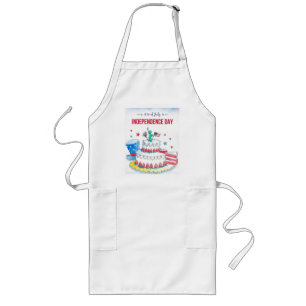 Patriotic Celebration Long Apron