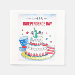 Patriotic Celebration Napkin