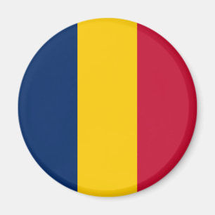 Patriotic Chad Flag Magnet