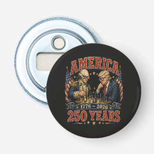 Patriotic Chess 250 Bottle Opener