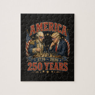 Patriotic Chess 250 Jigsaw Puzzle