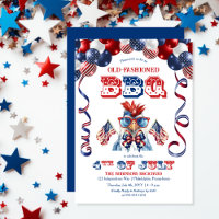 Patriotic Chicken Sunglasses 4th of July BBQ Party