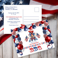 Patriotic Chicken Sunglasses Independence Day BBQ