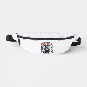 Patriotic Chihuahua Freedom Vintage Dog Shirt Desi Bum Bags