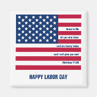 Patriotic Christian USA HAPPY LABOR DAY