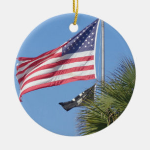 Patriotic Christmas ornament