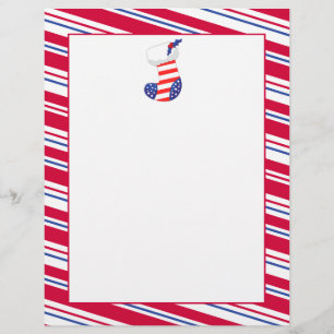 Patriotic Christmas Stocking