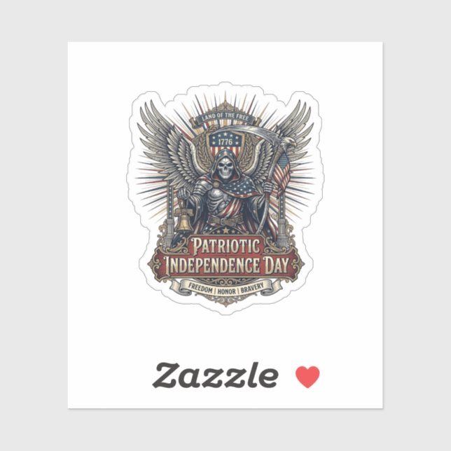 Patriotic Chrome Reaper Dark Patriot Skeleton & Re (Sheet)