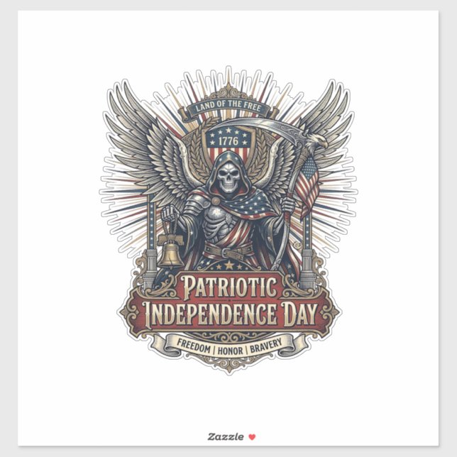 Patriotic Chrome Reaper Dark Patriot Skeleton & Re (Sheet)