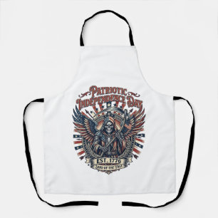 Patriotic Chrome Reaper Dark Patriot Skeleton & Re Apron