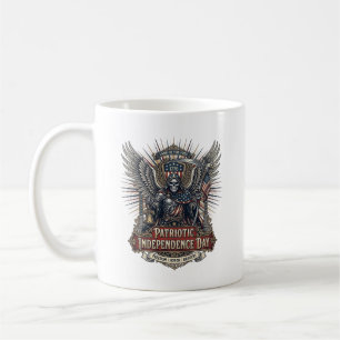 Patriotic Chrome Reaper Dark Patriot Skeleton & Re Coffee Mug