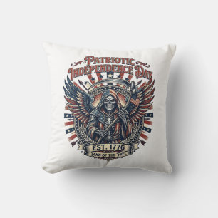 Patriotic Chrome Reaper Dark Patriot Skeleton & Re Cushion