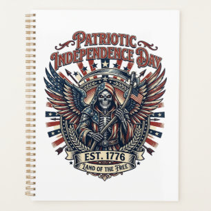 Patriotic Chrome Reaper Dark Patriot Skeleton & Re Planner