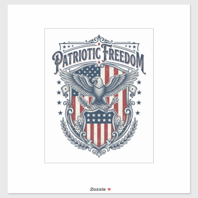 Patriotic City Pride Series Vector Graphic Tee (Sheet)